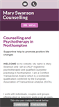 Mobile Screenshot of maryswansoncounselling.co.uk